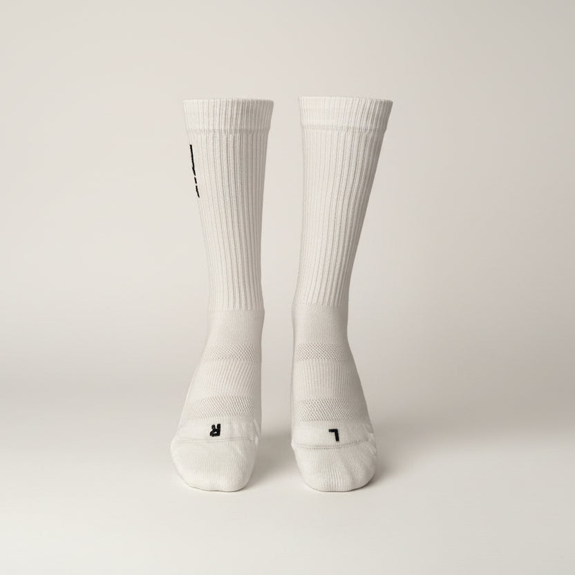 Performance Golfsocke in White Obsidian