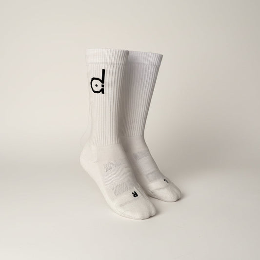 Performance Golfsocke in White Obsidian